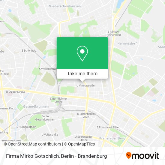 Firma Mirko Gotschlich map