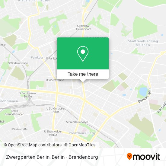 Карта Zwergperten Berlin