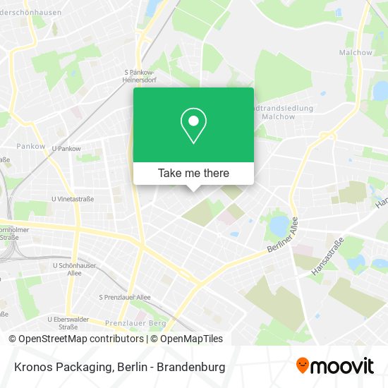 Kronos Packaging map