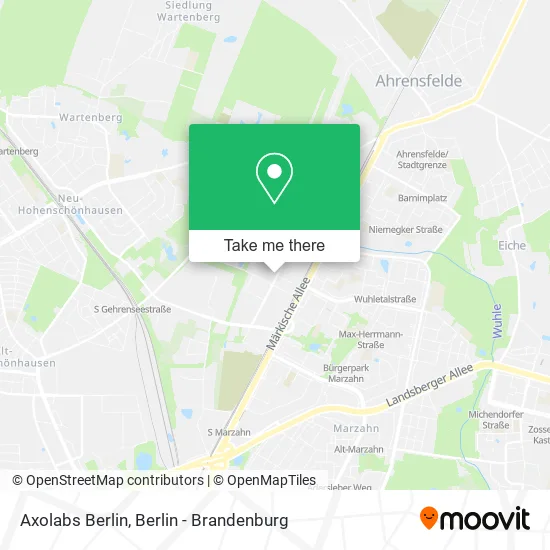 Карта Axolabs Berlin