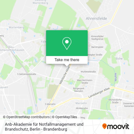 Anb-Akademie für Notfallmanagement und Brandschutz map