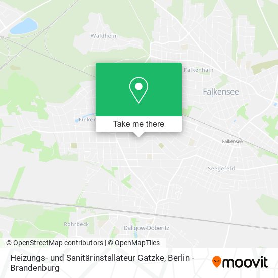 Heizungs- und Sanitärinstallateur Gatzke map