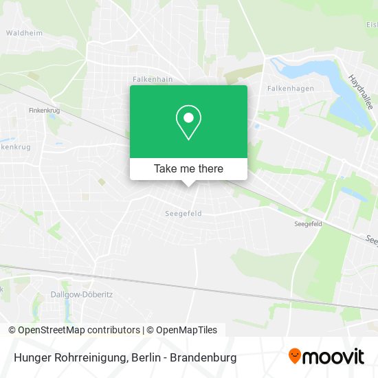 Hunger Rohrreinigung map