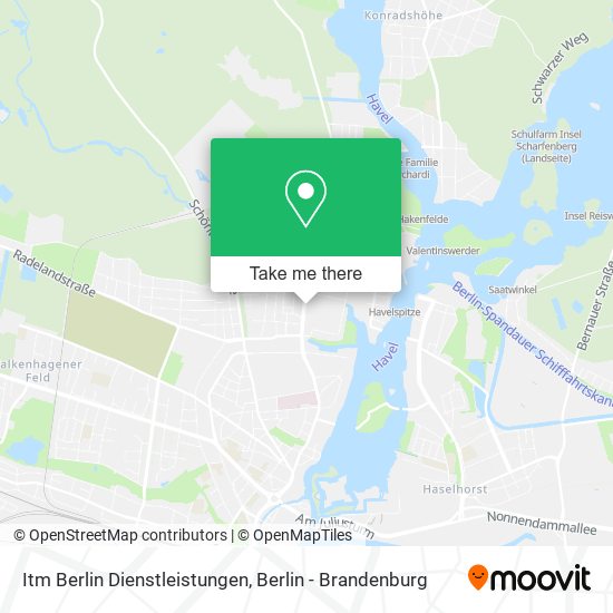 Itm Berlin Dienstleistungen map