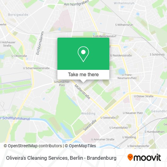 Oliveira's Cleaning Services map