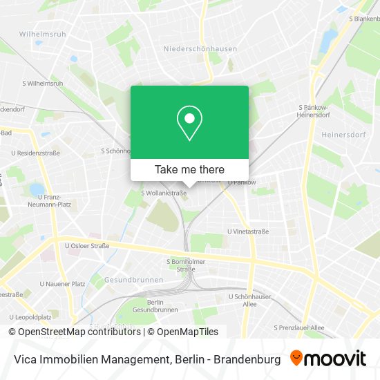 Vica Immobilien Management map