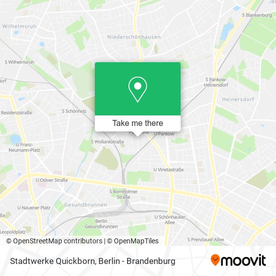 Карта Stadtwerke Quickborn
