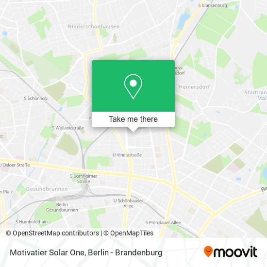 Motivatier Solar One map