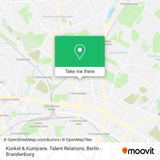 Карта Kunkel & Kumpane. Talent Relations