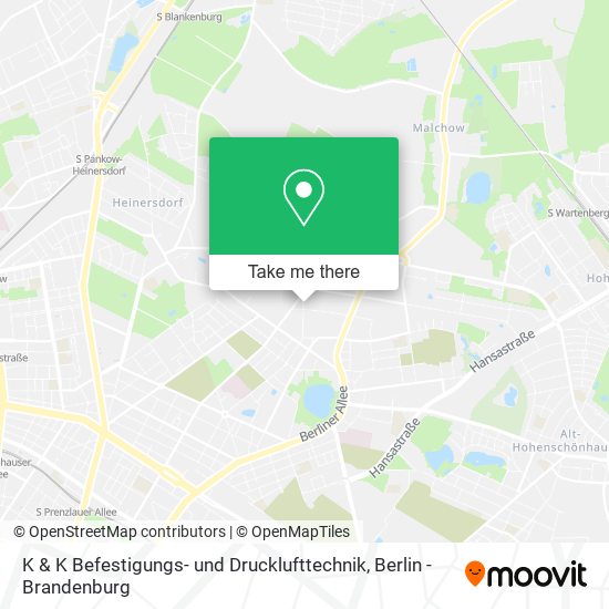 K & K Befestigungs- und Drucklufttechnik map