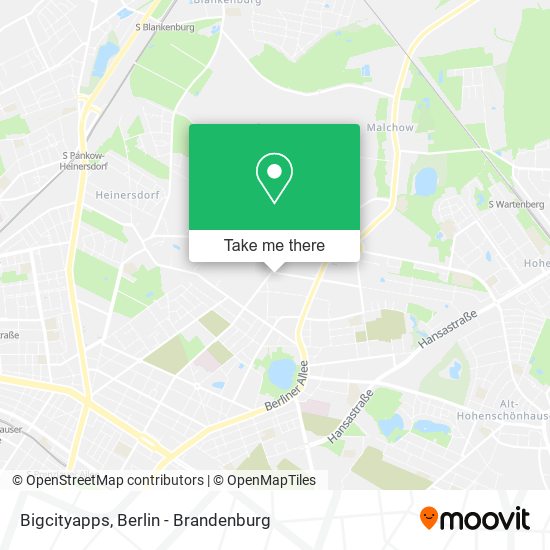 Bigcityapps map