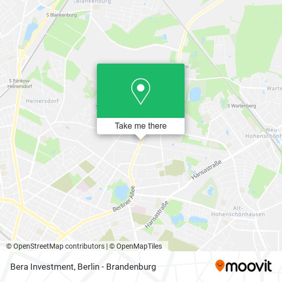 Bera Investment map