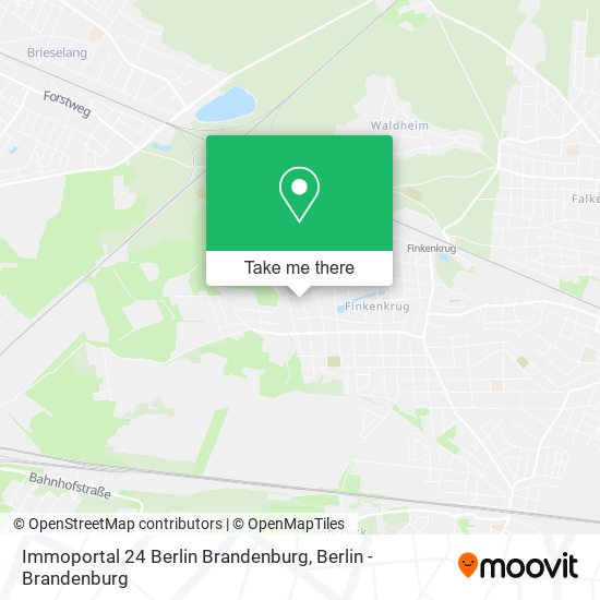 Карта Immoportal 24 Berlin Brandenburg