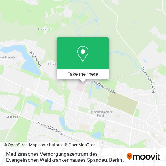 Medizinisches Versorgungszentrum des Evangelischen Waldkrankenhauses Spandau map