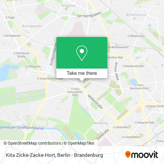 Карта Kita Zicke-Zacke-Hort