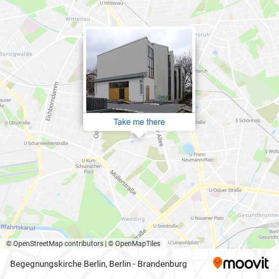 Begegnungskirche Berlin map