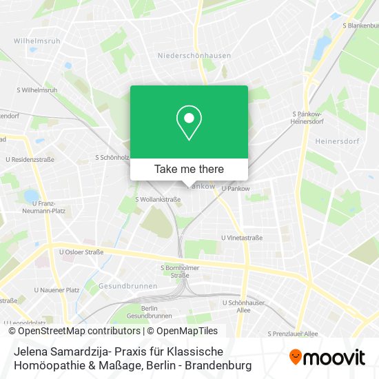 Карта Jelena Samardzija- Praxis für Klassische Homöopathie & Maßage