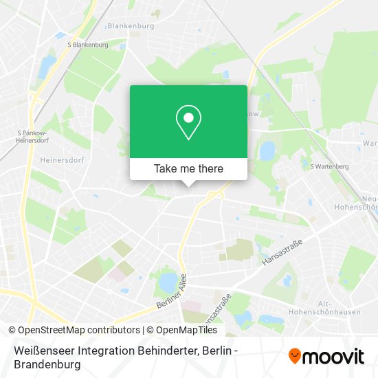 Weißenseer Integration Behinderter map