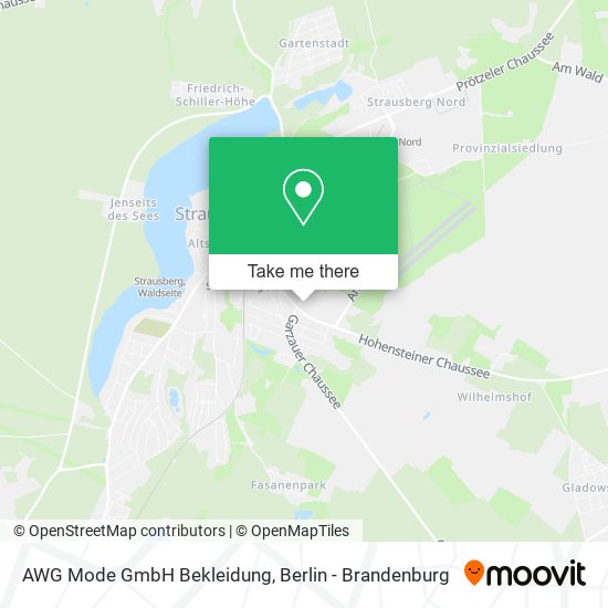 Карта AWG Mode GmbH Bekleidung