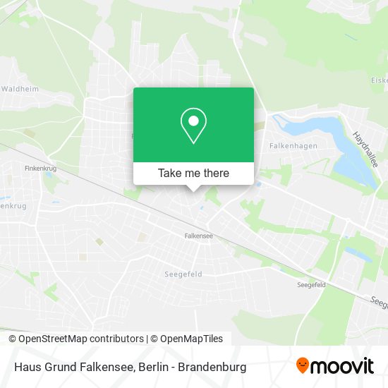 Карта Haus Grund Falkensee