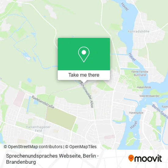 Карта Sprechenundspraches Webseite