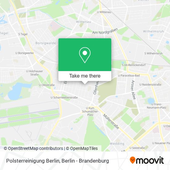 Polsterreinigung Berlin map