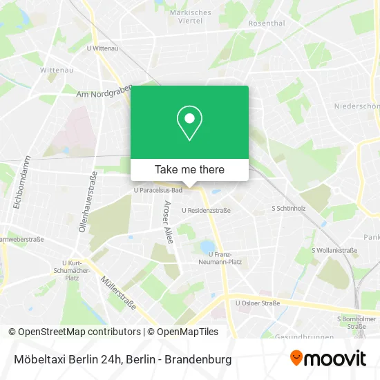 Карта Möbeltaxi Berlin 24h