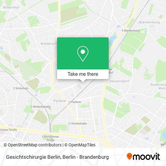 Карта Gesichtschirurgie Berlin