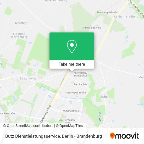 Butz Dienstleistungsservice map