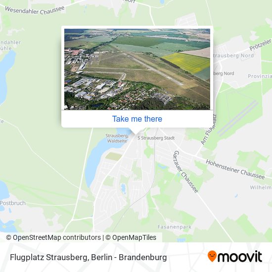 Карта Flugplatz Strausberg