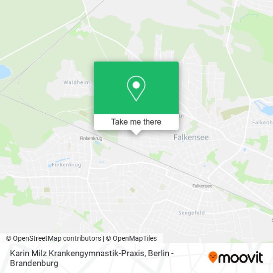 Karin Milz Krankengymnastik-Praxis map
