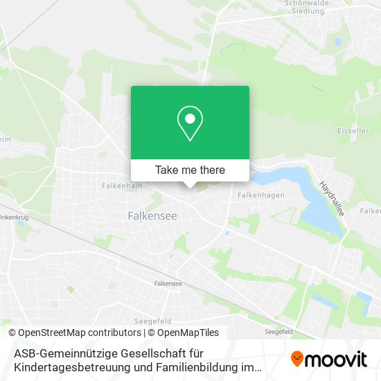 ASB-Gemeinnützige Gesellschaft für Kindertagesbetreuung und Familienbildung im Havelland map