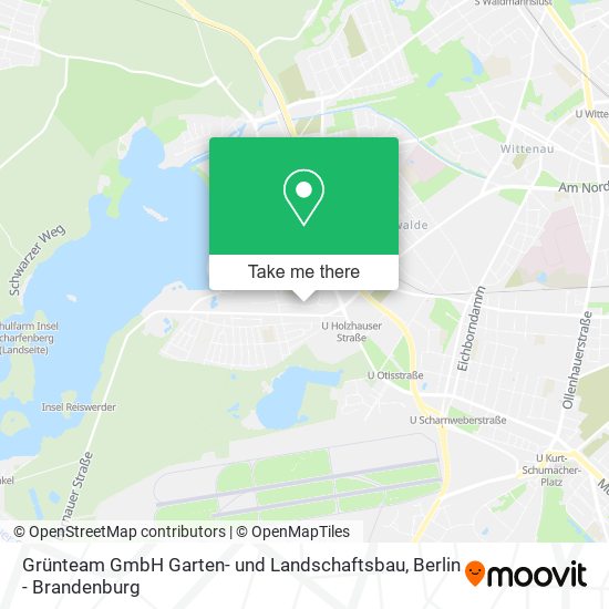 Grünteam GmbH Garten- und Landschaftsbau map