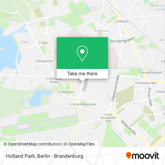 Holland Park map