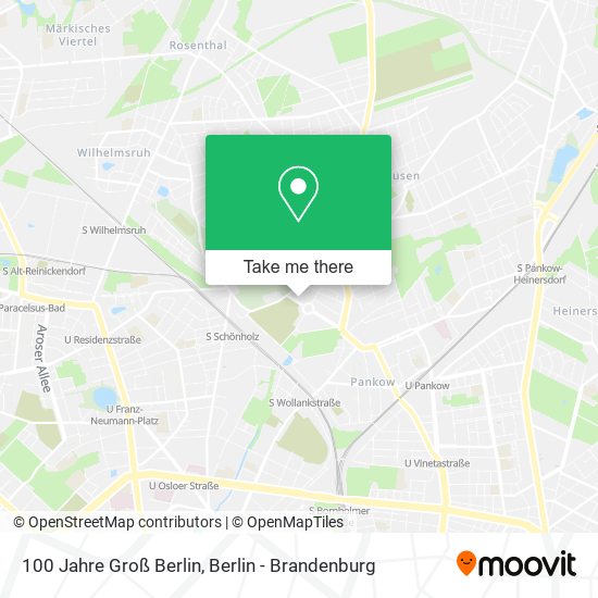 100 Jahre Groß Berlin map