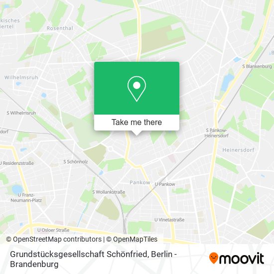 Grundstücksgesellschaft Schönfried map
