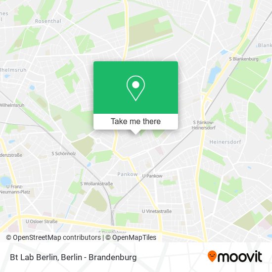 Bt Lab Berlin map