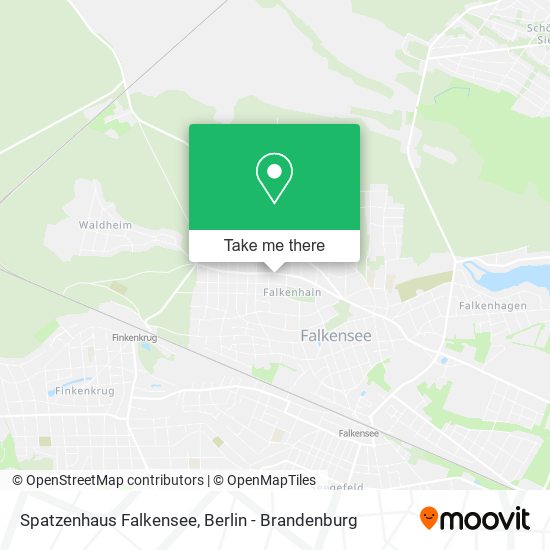 Spatzenhaus Falkensee map
