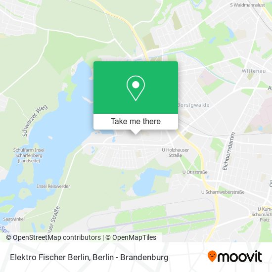 Elektro Fischer Berlin map