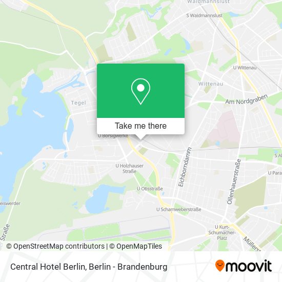 Карта Central Hotel Berlin