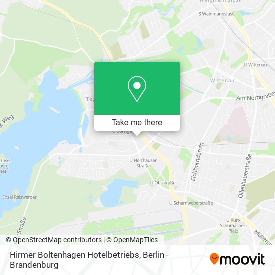 Карта Hirmer Boltenhagen Hotelbetriebs