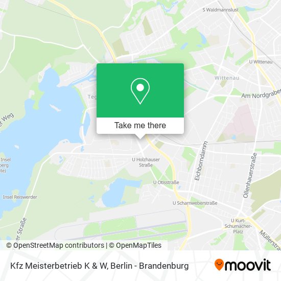Карта Kfz Meisterbetrieb K & W