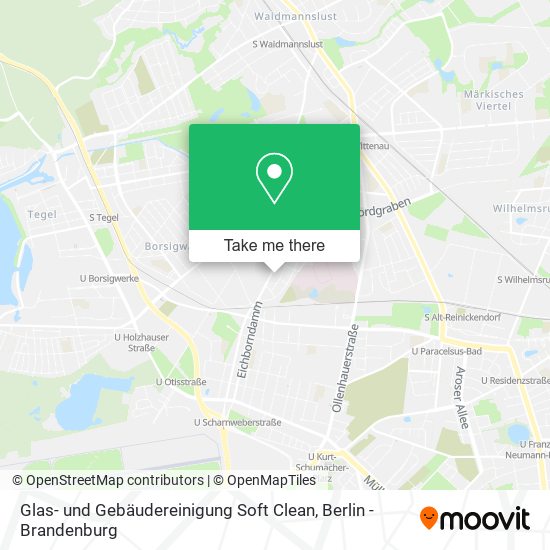 Карта Glas- und Gebäudereinigung Soft Clean