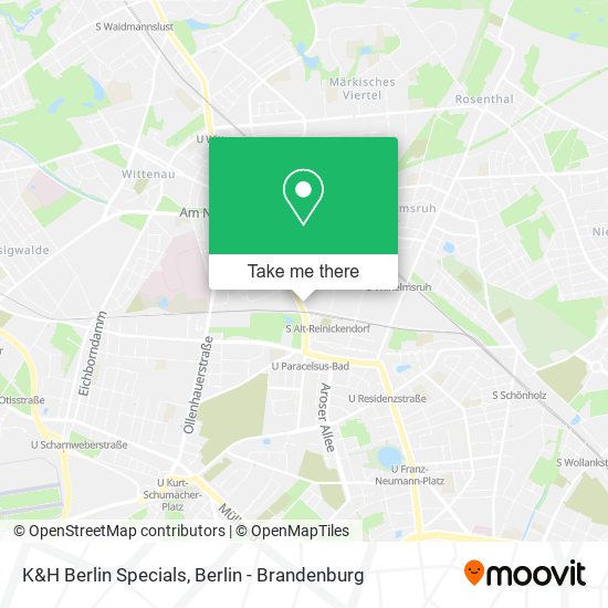 Карта K&H Berlin Specials