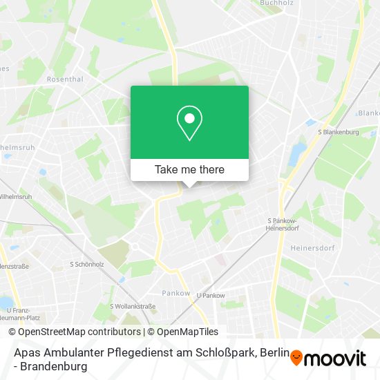 Карта Apas Ambulanter Pflegedienst am Schloßpark