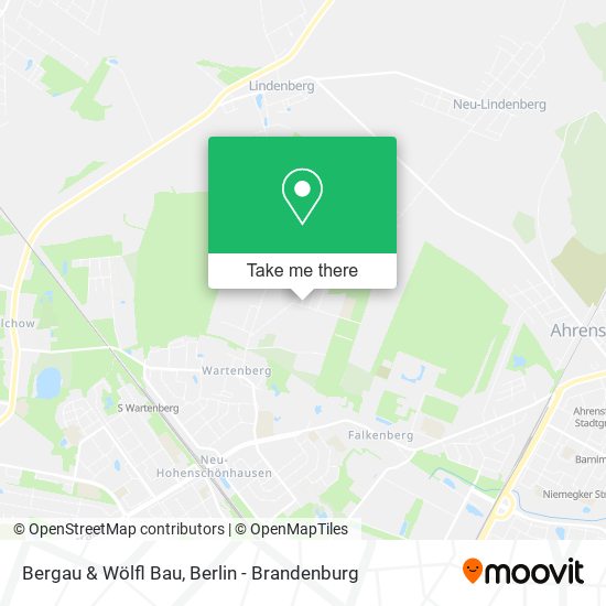 Bergau & Wölfl Bau map