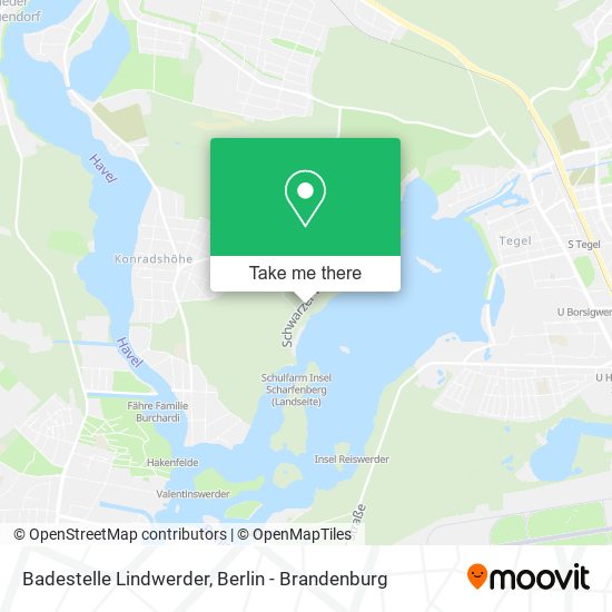 Карта Badestelle Lindwerder