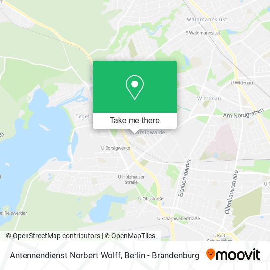 Карта Antennendienst Norbert Wolff