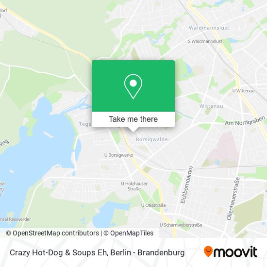 Crazy Hot-Dog & Soups Eh map