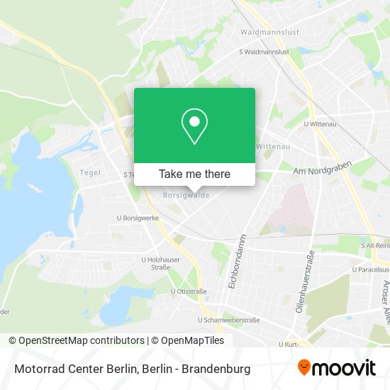 Motorrad Center Berlin map